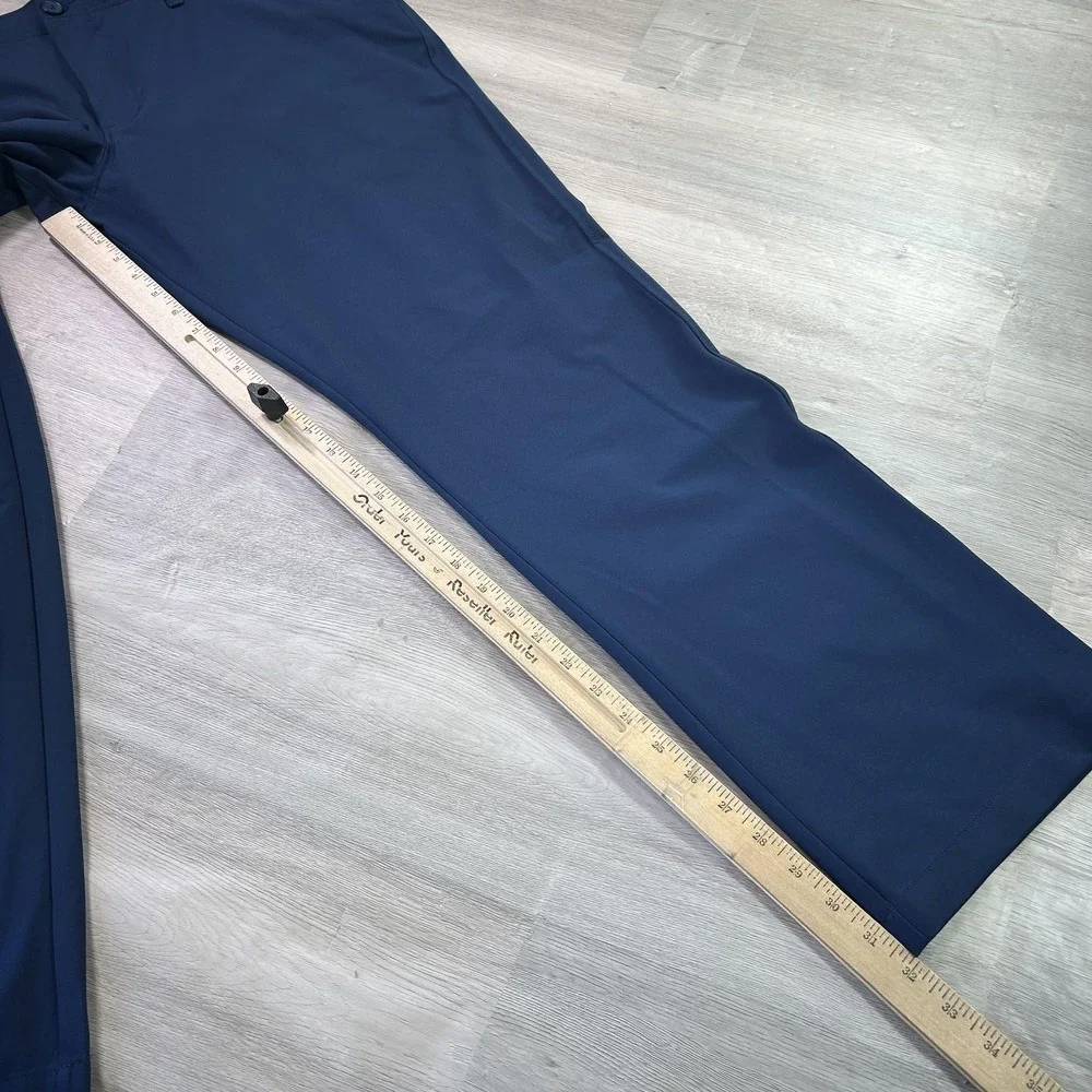 Under Armour Drive Golf Pants Mens 40x32 Navy Blue Performance Chino 1364407‎